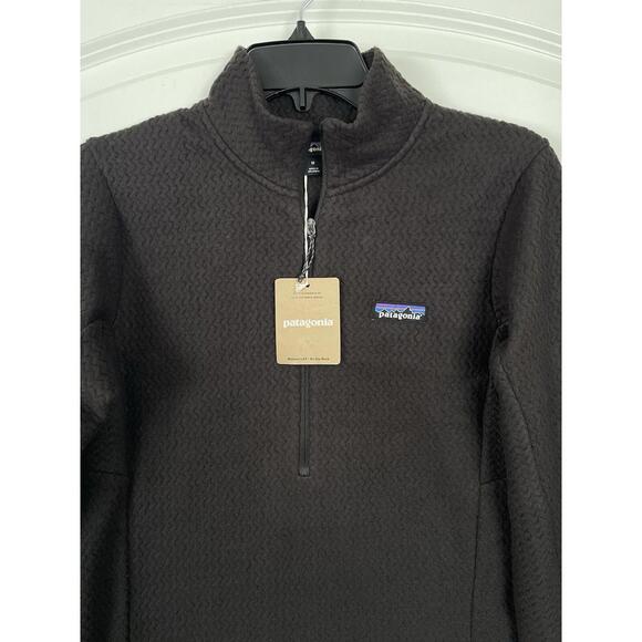 Patagonia Jackets & Blazers - New Patagonia R1 Air Zip-Neck Fleece Pullover Womens Size Medium Black NWT